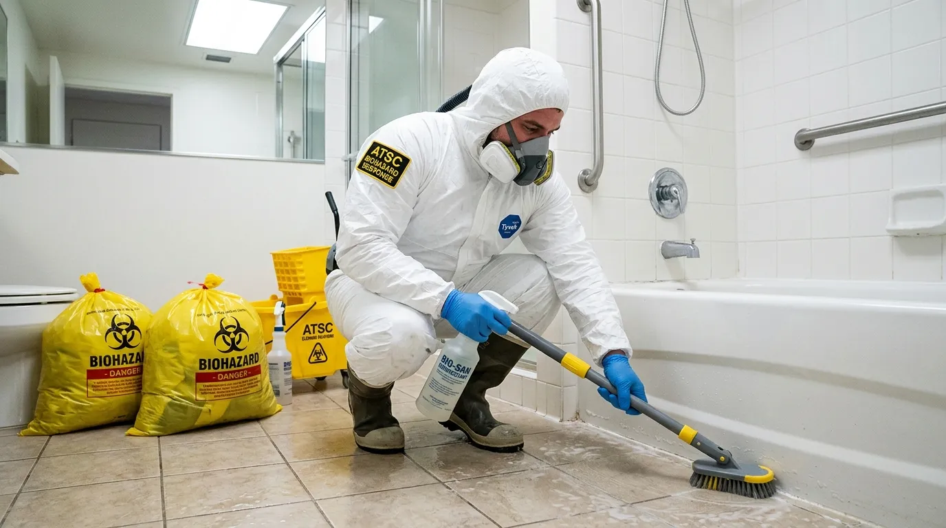 Decontamination equipment deployed for Blood Cleanup in Sayville